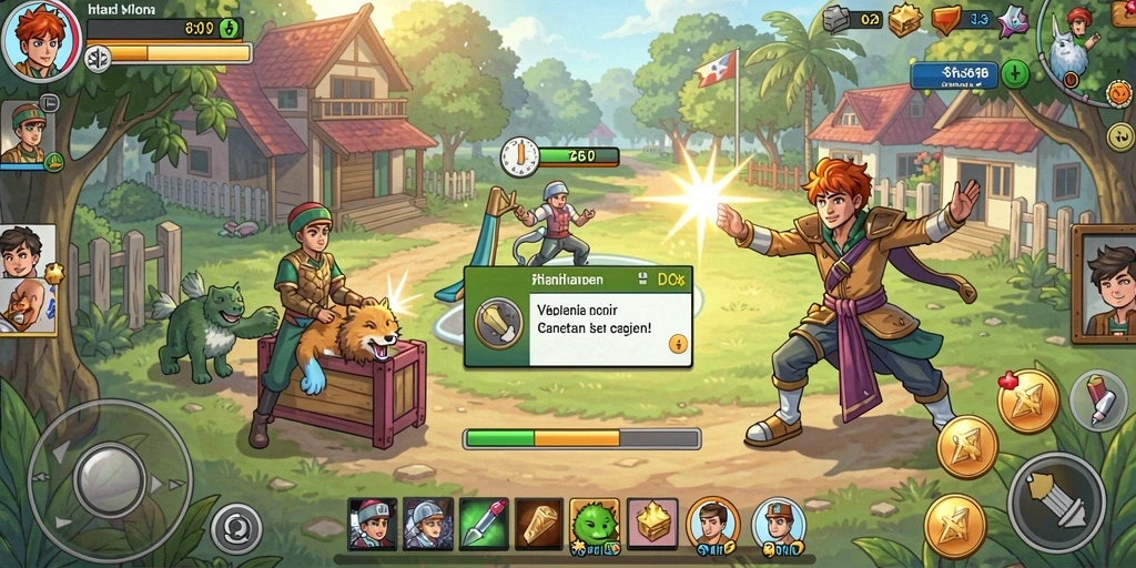 x78 - Aksi seru dalam pertarungan melawan monster di dunia X78.